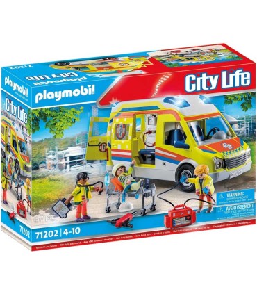 Ambulancia Con Luz Y Sonido Playmobil 71202