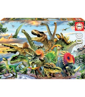 Puzzle Educa Dinosaurios 500 Piezas