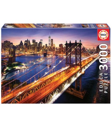 Puzzle Educa Manhattan Al Atardecer 3000 Piezas