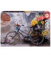 Puzzle Educa Bicicleta con Flores 500 Piezas
