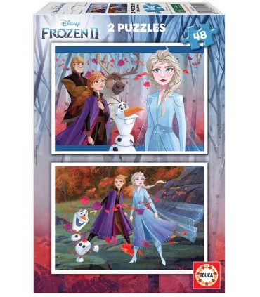 Puzzle Educa Frozen 2x48 Piezas