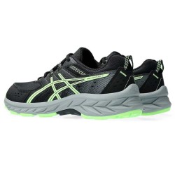 Deportiva Asics Pre Venture 9 GS Black/Illuminate Green