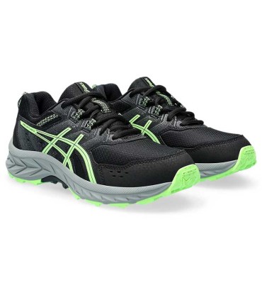 Deportiva Asics Pre Venture 9 GS Black/Illuminate Green