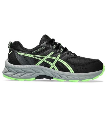 Deportiva Asics Pre Venture 9 GS Black/Illuminate Green