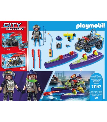 Fuerzas Especiales: Quad Multiterreno Playmobil 71147