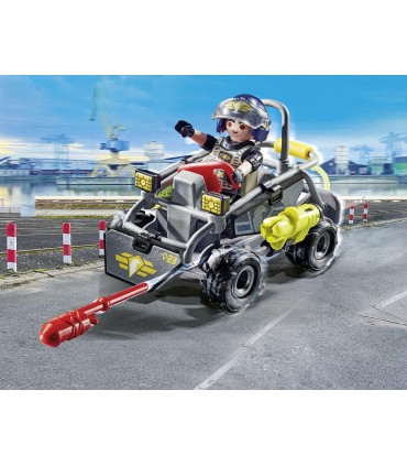 Fuerzas Especiales: Quad Multiterreno Playmobil 71147