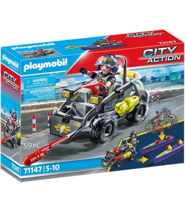 Fuerzas Especiales: Quad Multiterreno Playmobil 71147