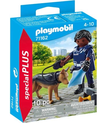 Policía Con Perro Playmobil 71162