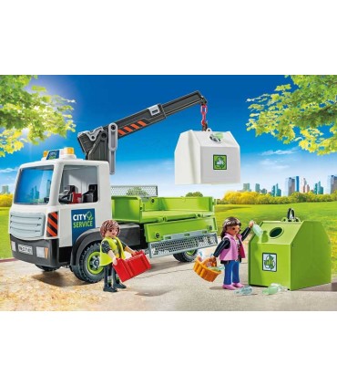Camión De Residuos Con Contenedor Playmobil 71431