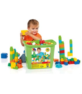 Caja De Bloques verde 35 Piezas Moltó