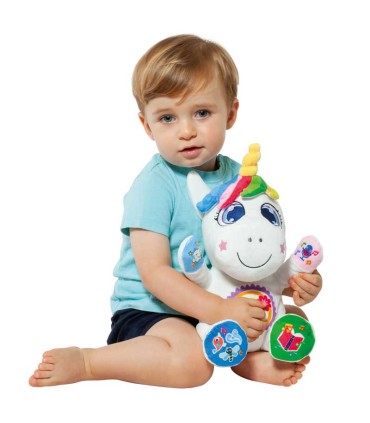 Peluche Unicornio Interactivo Gusy Luz Molto