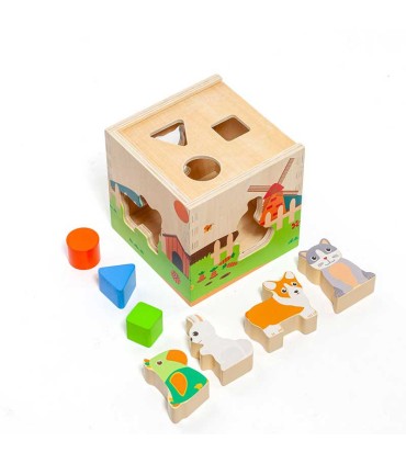 Cubo De Actividades Animales Moltó