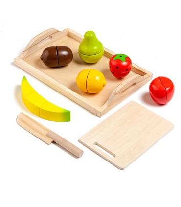 Juego De Frutas De Madera Moltó