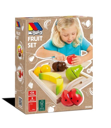 Juego De Frutas De Madera Moltó