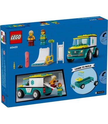 Ambulancia De Emergencias Lego 60403