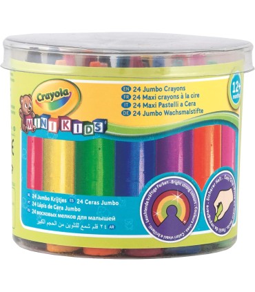Ceras Jumbo Lavables Crayola 24 Unidades
