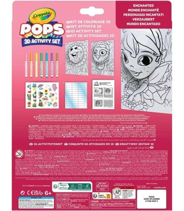 Set De Actividades Color Pops 3D Personajes Mágicos Crayola