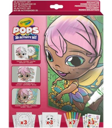 Set De Actividades Color Pops 3D Personajes Mágicos Crayola