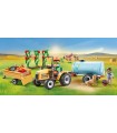 Tractor Con Remolque Y Cisterna Playmobil 71442