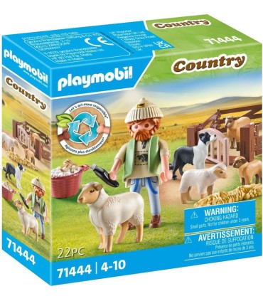 Pastor Con Rebaño De Ovejas Playmobil 71444