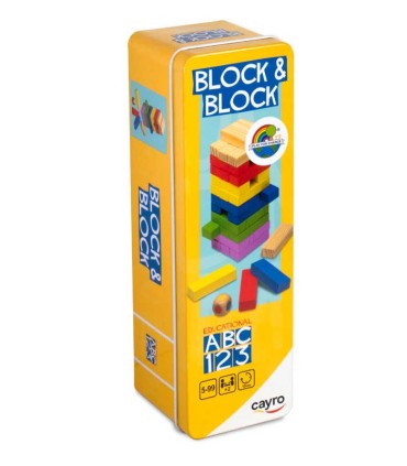 Juego Block & Block Cayro Caja De Metal