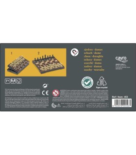 Ajedrez Damas Magnético Mediano Cayro