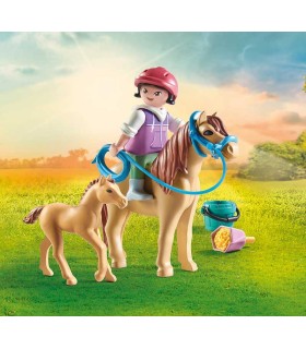 Niña Con Poni Y Potro Playmobil 71498