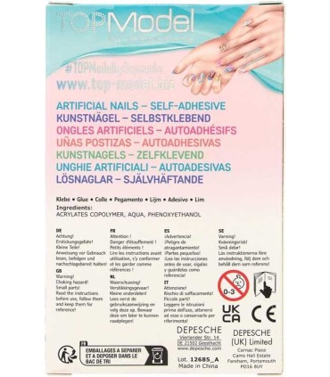 TOPModel Uñas Postizas Planas Beauty & Me