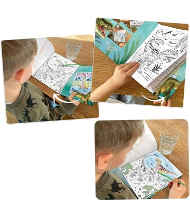 Dino World Libro De Acuarelas