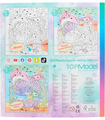 TOPModel Libro De Acuarelas Sirenas