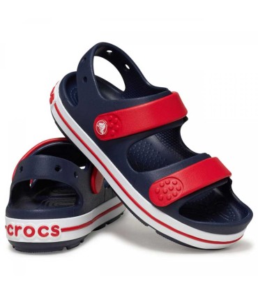 Sandalia Crocs Crocband Cruiser K Navy Red