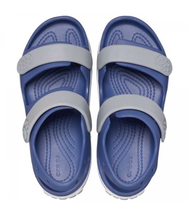 Sandalia Crocs Crocband Cruiser K Bijou Blue Light Grey