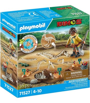 Excavación Arqueológica Con Esqueleto De Dinosaurio Playmobil 71527