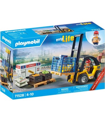 Carretilla Elevadora Playmobil 71528