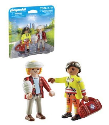 DuoPack Paramédico Con Paciente Playmobil 71506