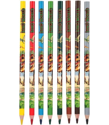 Dino World Libro De Colorear Con Lápices De Colores