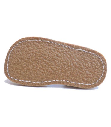 Sandalia Manguito Barefoot Glitter Azul