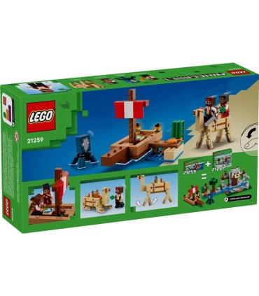 El Viaje En El Barco Pirata Lego Minecraft 21259