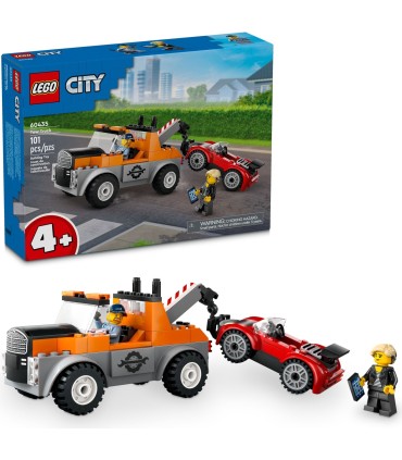 Camión Grúa Y Reparación Del Deportivo Lego City 60435
