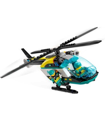 Helicóptero De Rescate Para Emergencias Lego City 60405