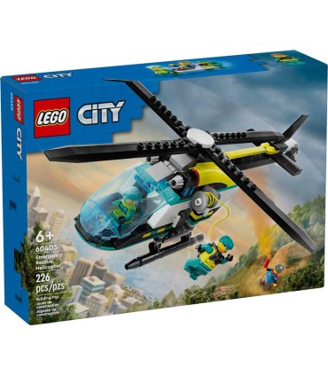 Helicóptero De Rescate Para Emergencias Lego City 60405