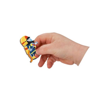 Libro Magnético Bomberos Janod