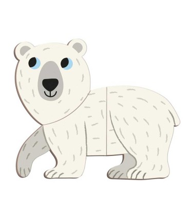 Libro Magnético Animales Polares Janod