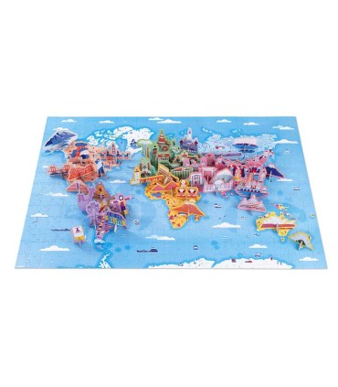 Puzzle Educativo Curiosidades Del Mundo