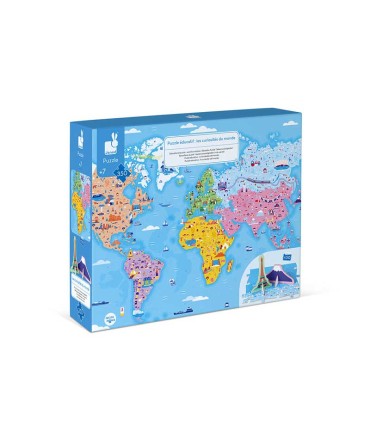 Puzzle Educativo Curiosidades Del Mundo