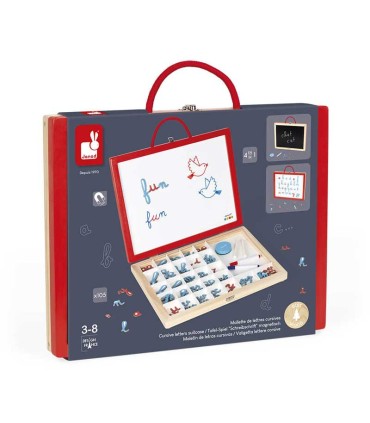 Maletín Letras En Cursiva 4 En 1 Janod