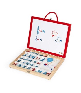 Maletín Letras En Cursiva 4 En 1 Janod