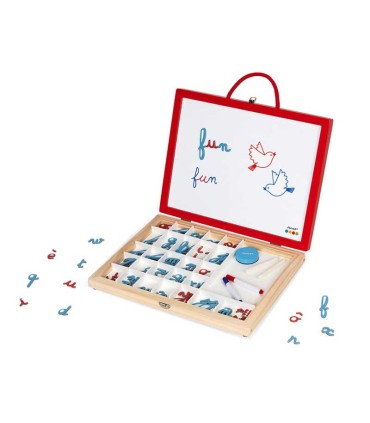 Maletín Letras En Cursiva 4 En 1 Janod