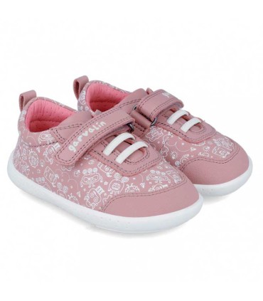 Zapatillas Blanditas Garvalín Rosa Kiss Estampado