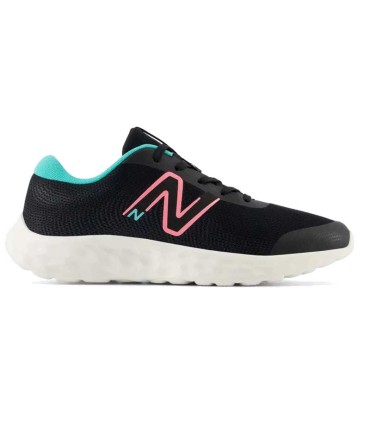 New Balance 520V8 Infantil Negro Rosa